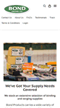 Mobile Screenshot of bondproducts.com