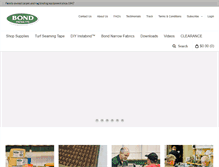 Tablet Screenshot of bondproducts.com